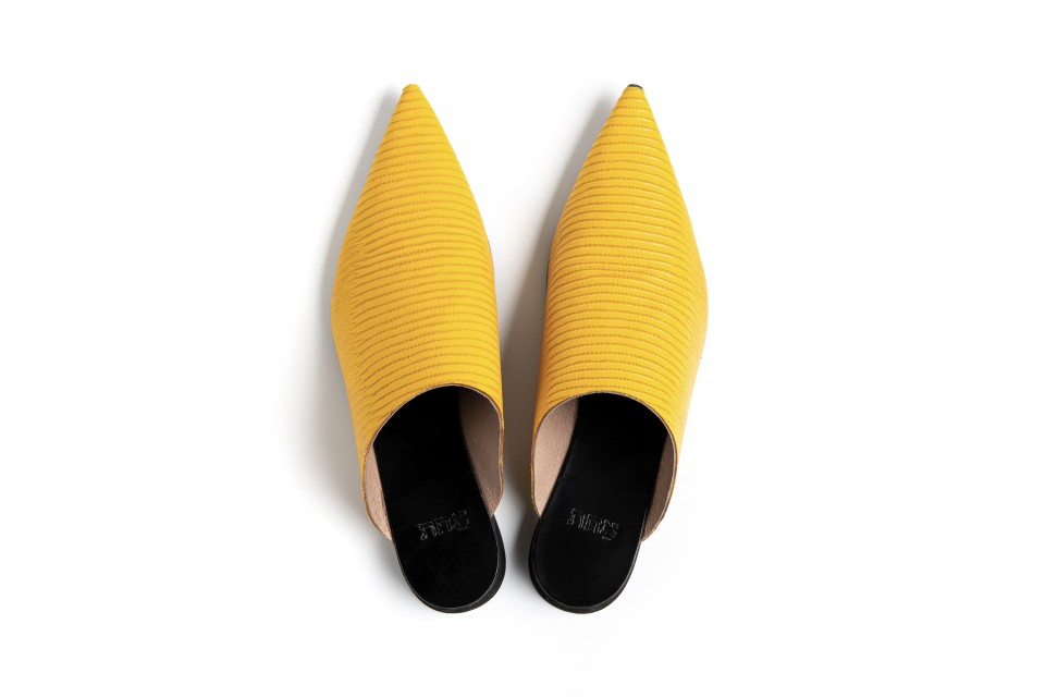 כפכף מרוקאי נחש צהוב