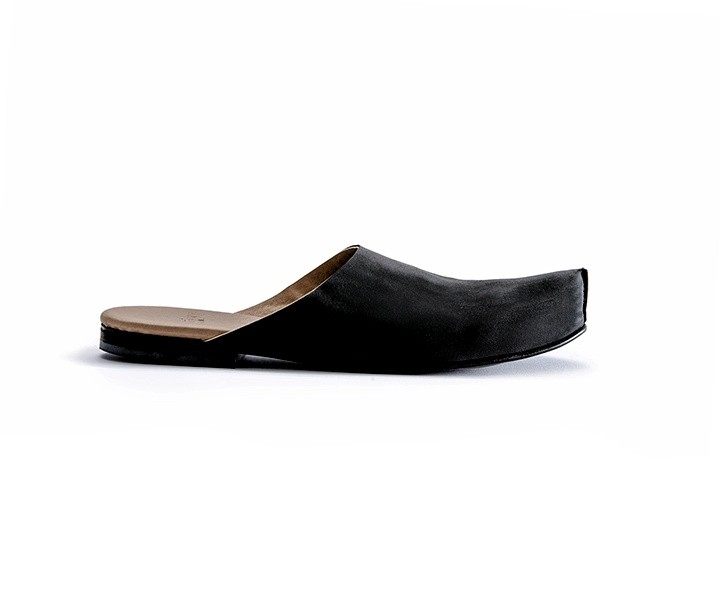 קימרון עור שחור שפיץ מתון