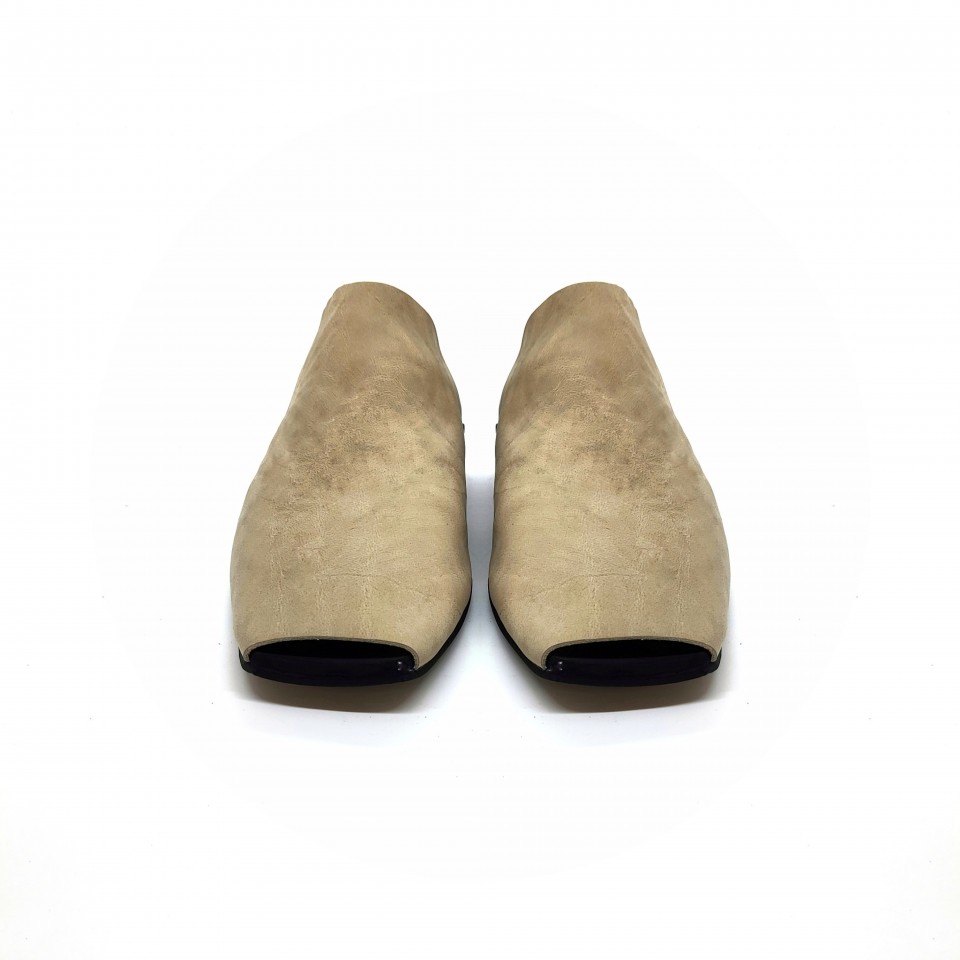 כפכף סנפיר פתוח מקדימה צבע אבן - בהונות מכוסות