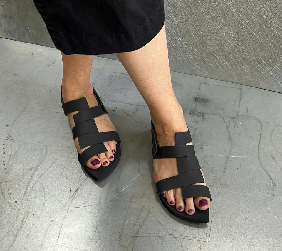 סנדל צמה סוליית שפיץ 