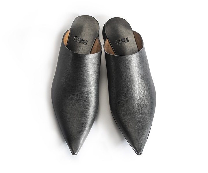 כפכף מרוקאי שחור