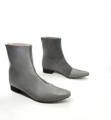 TWO TONE BOOT IN GRAY
